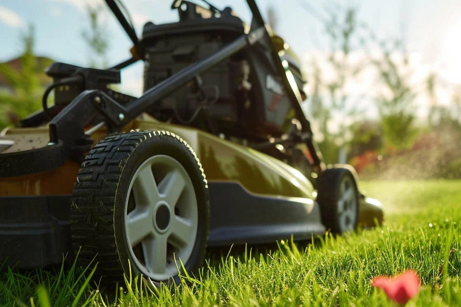 battery operated mower